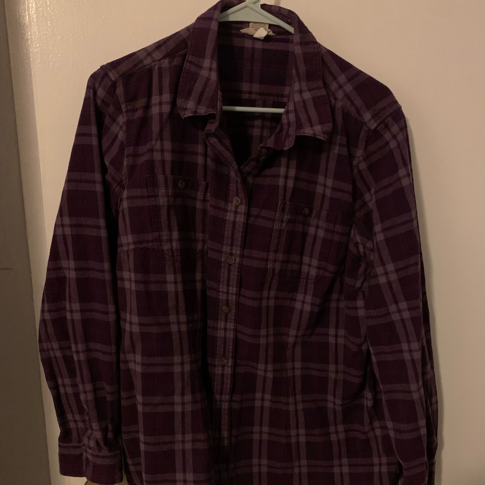 Purple plaid Flannel